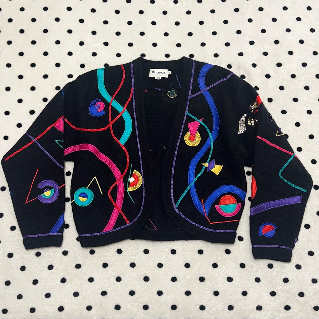 Vintage Magnolia Brand 80s Wool Sweater Size L